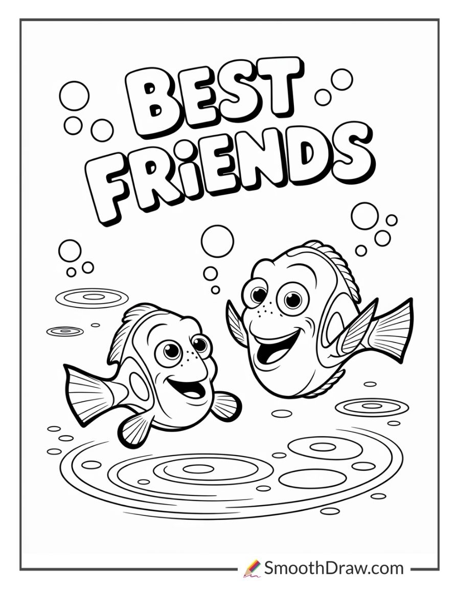 26 Finding Nemo Coloring Pages For Kids 26 Finding Nemo Coloring Pages For Kids