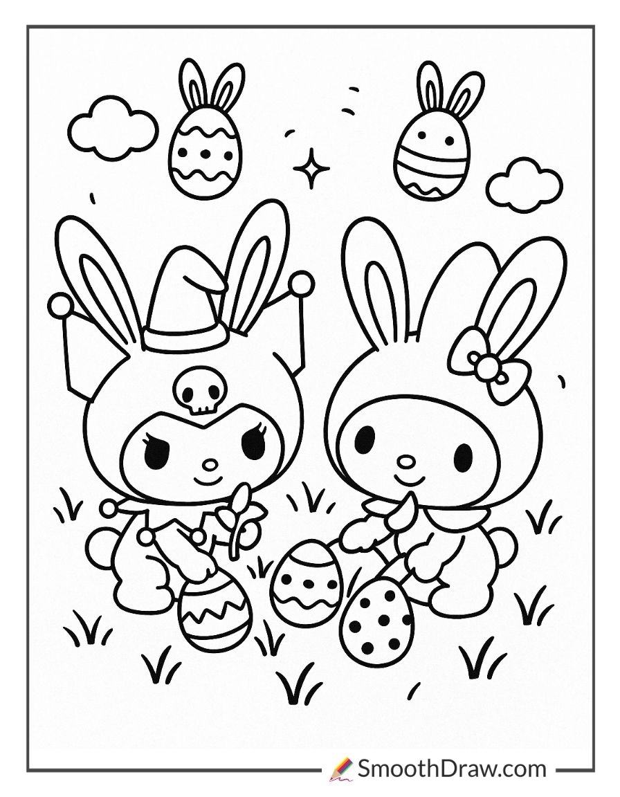 28 Kuromi Coloring Pages 28 Kuromi Coloring Pages