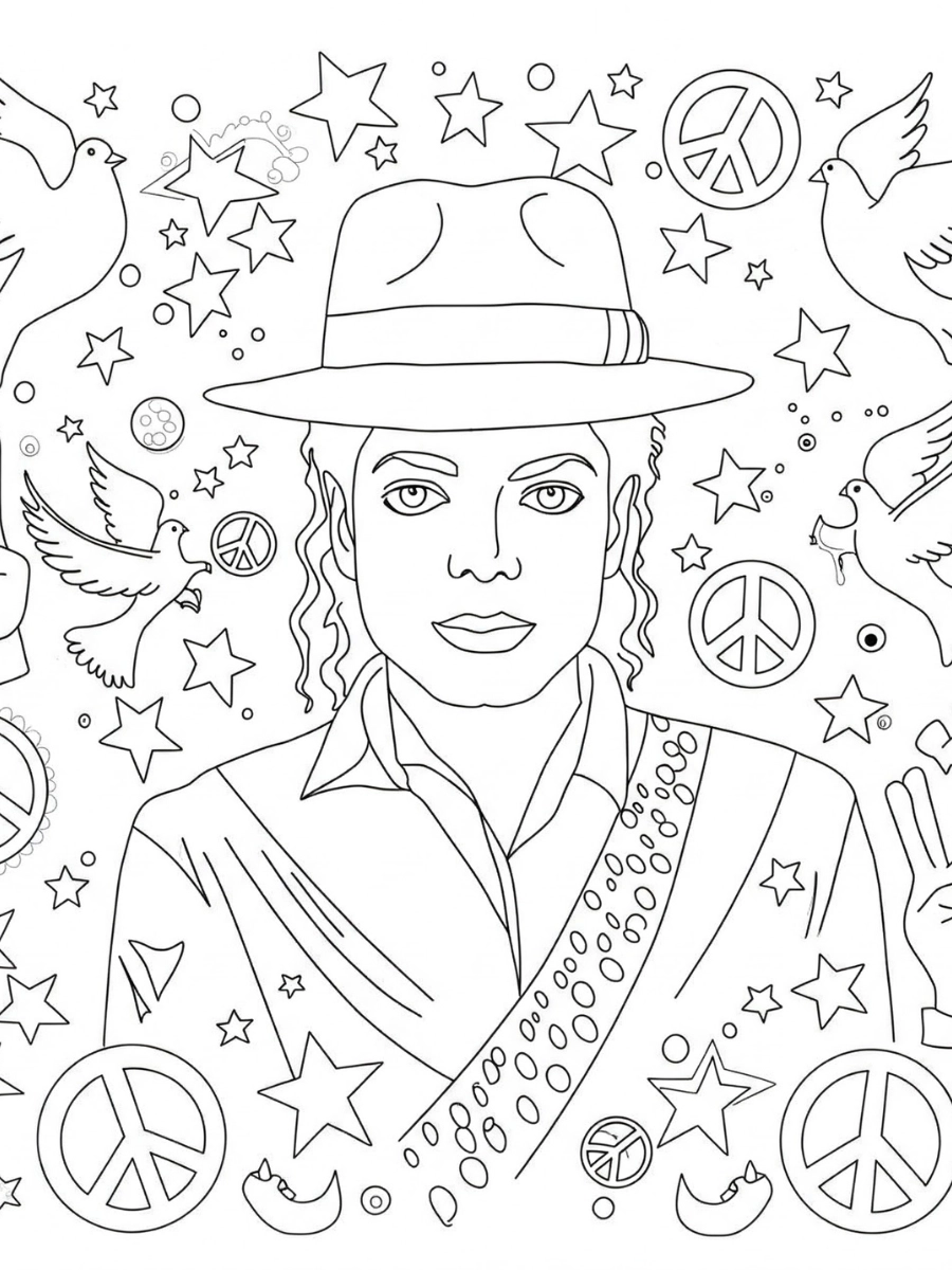 28 Michael Jackson Coloring Pages Free PDF Printables 28 Michael Jackson Coloring Pages Free PDF Printables