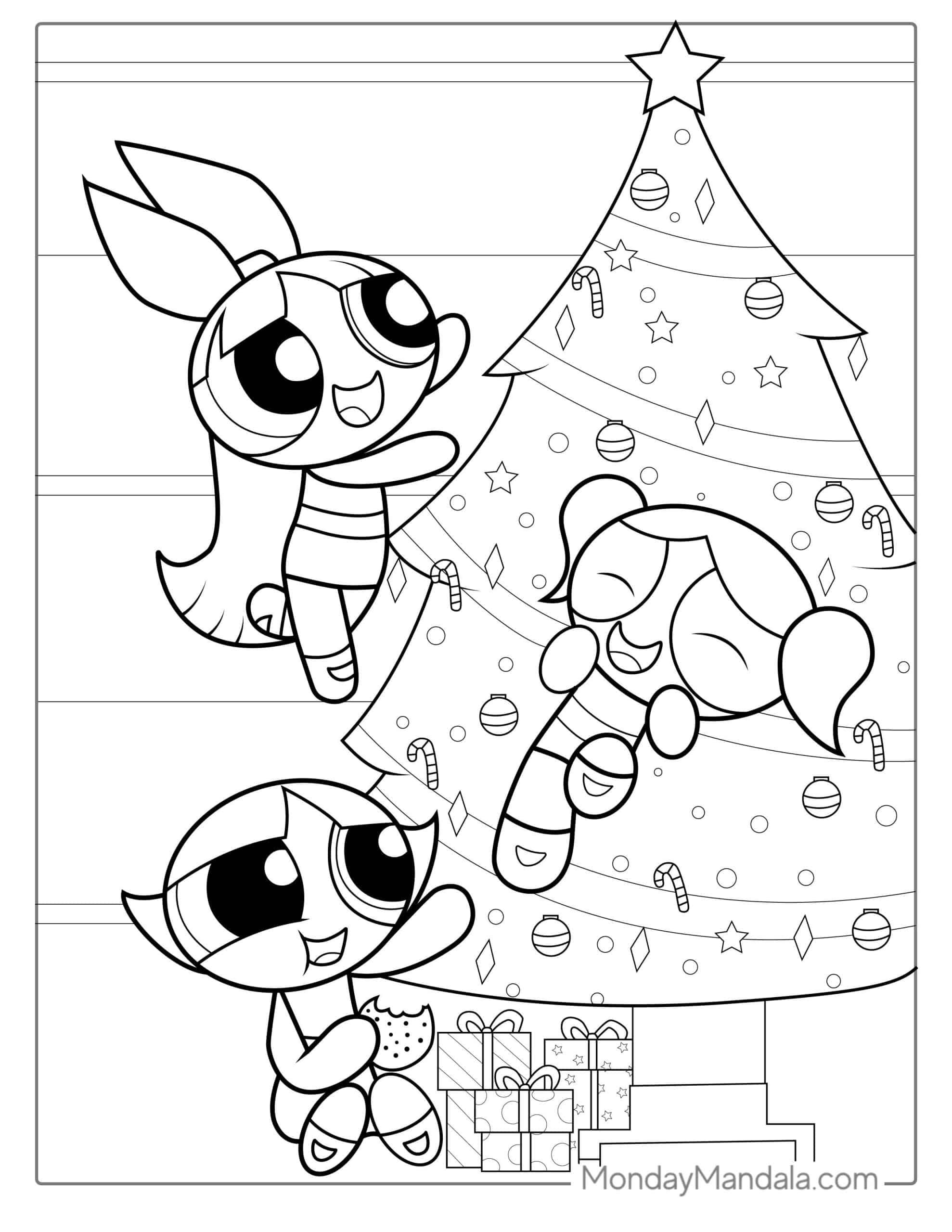 powerpuff girls coloring pages
