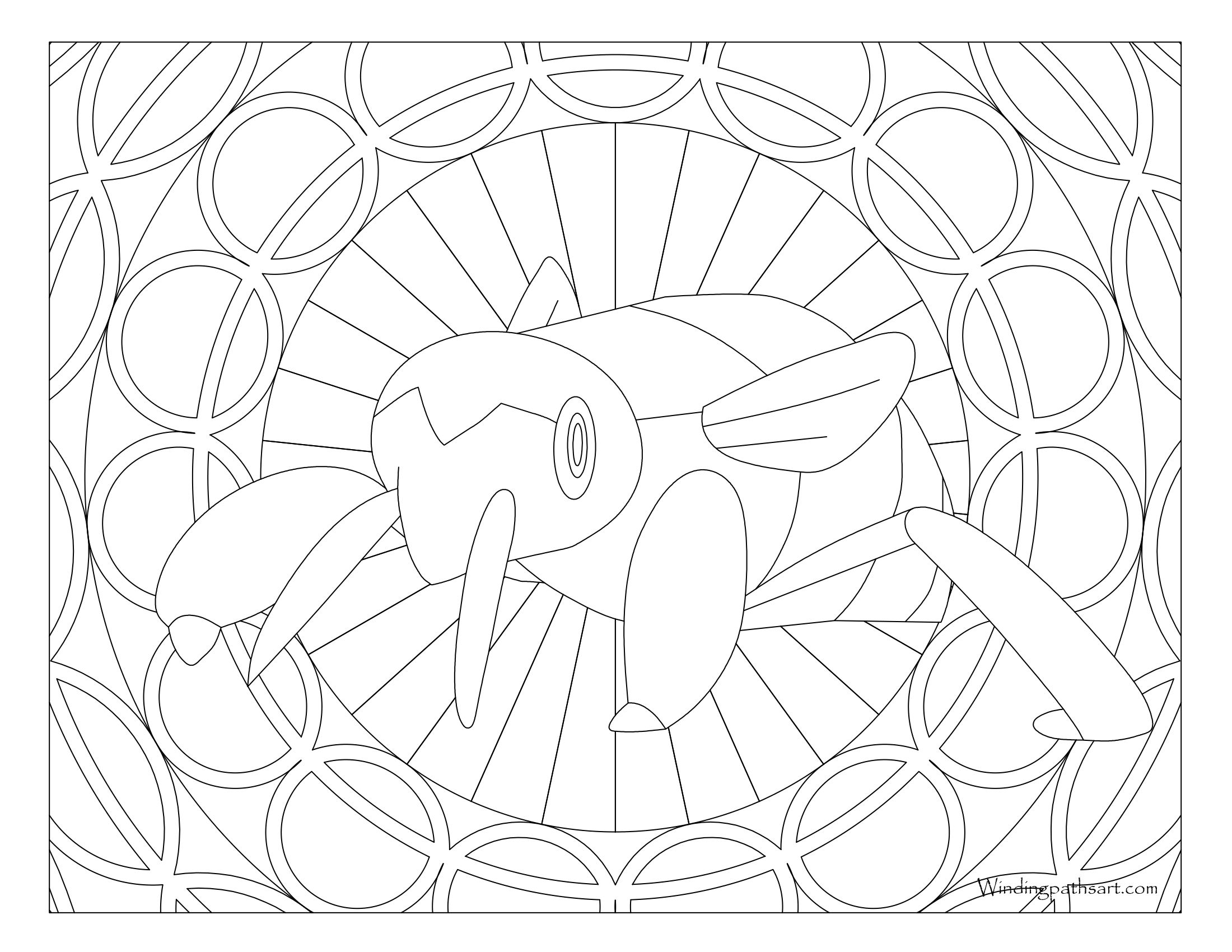 290 Nincada Pokemon Coloring Page Windingpathsart 290 Nincada Pokemon Coloring Page Windingpathsart