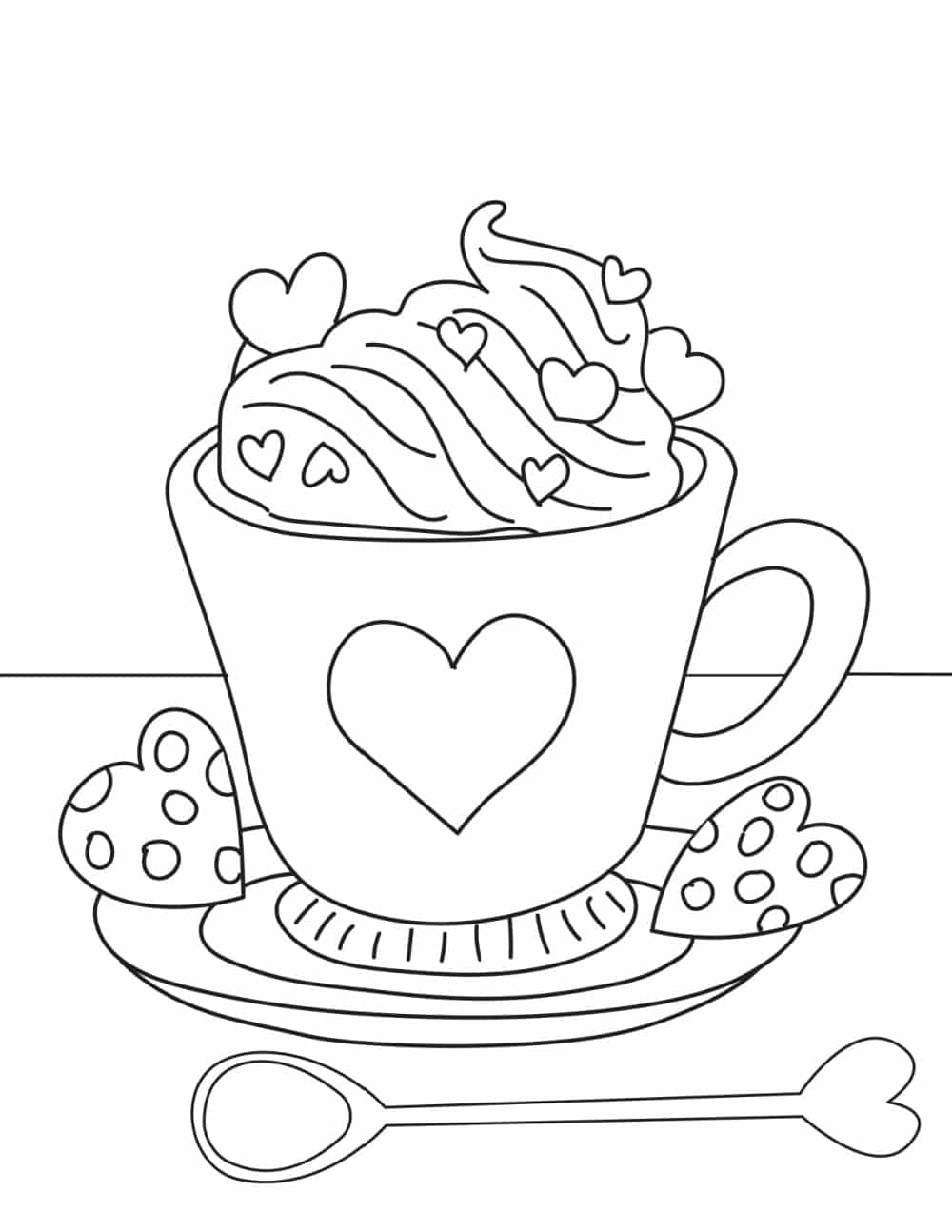 free printable valentines coloring pages pdf
