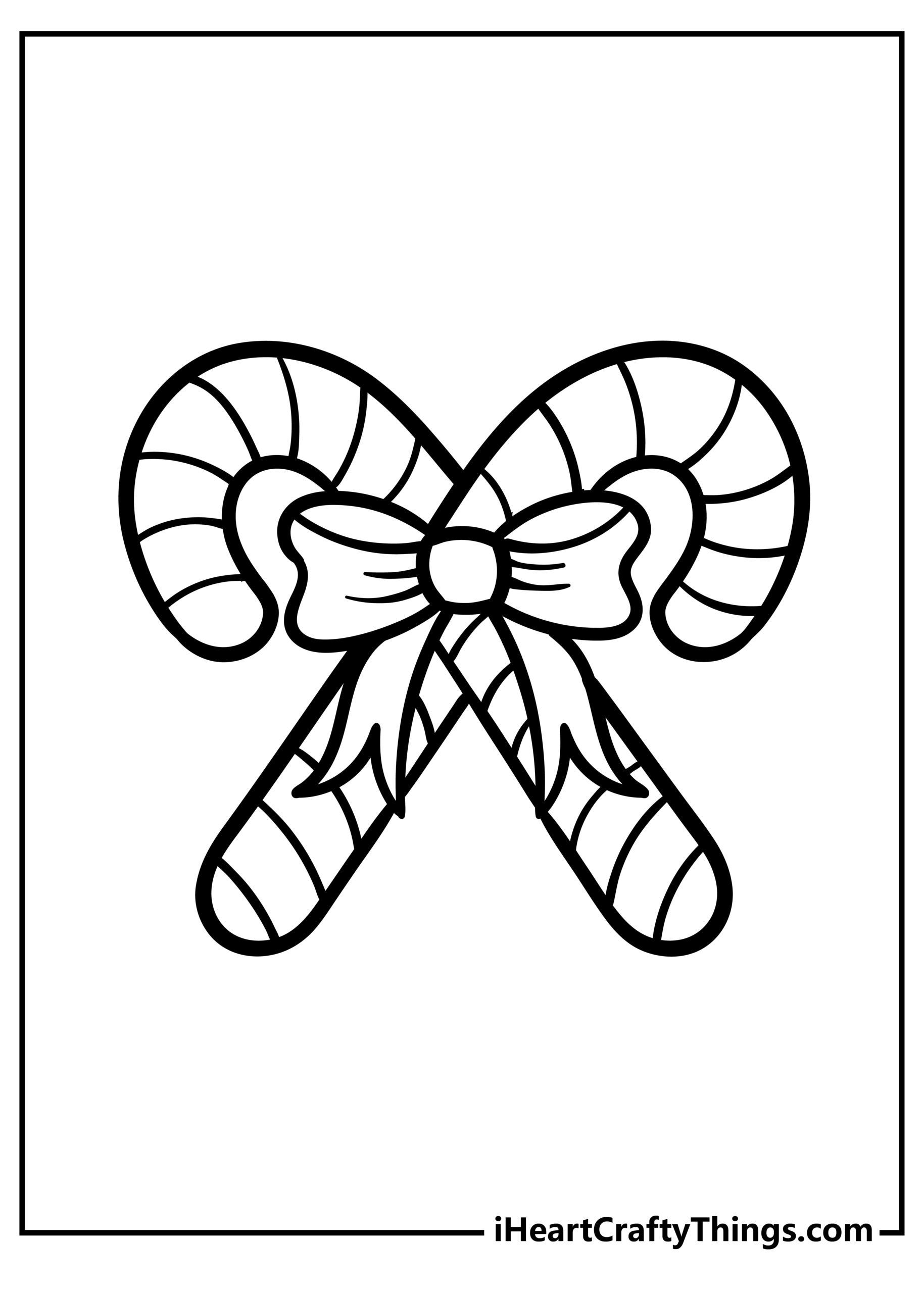 30 Candy Cane Coloring Pages 100 Free Printables 30 Candy Cane Coloring Pages 100 Free Printables