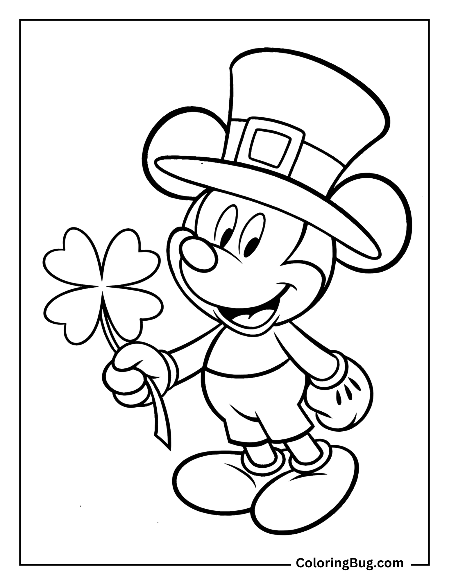 30 Disney St Patrick s Day Coloring Pages Free Printable PDFs 