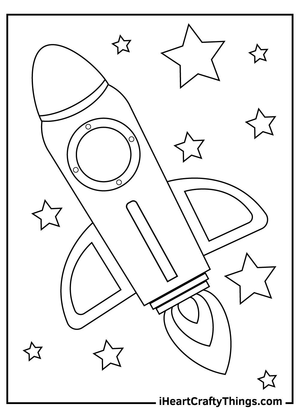 30 Free Spaceship Coloring Pages Printable PDF Sheets 