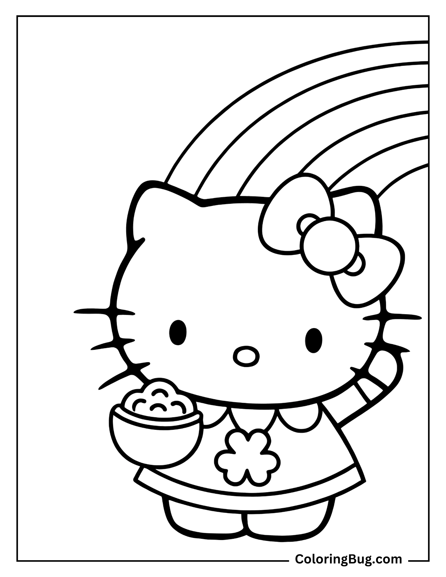 st patrick day coloring pages