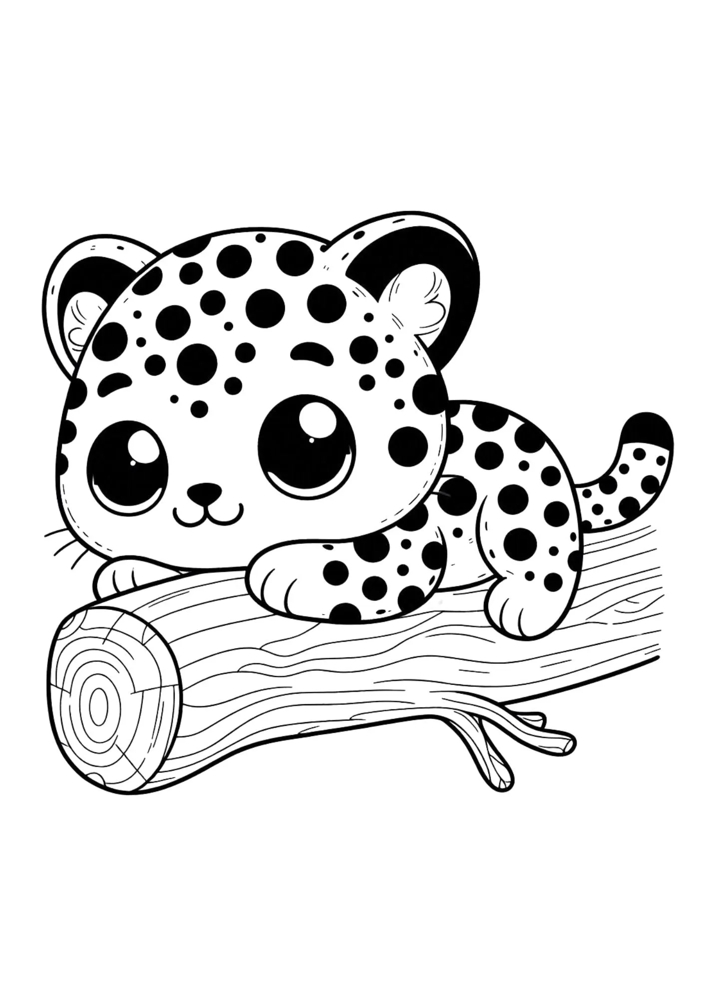 coloring pages kawaii animals