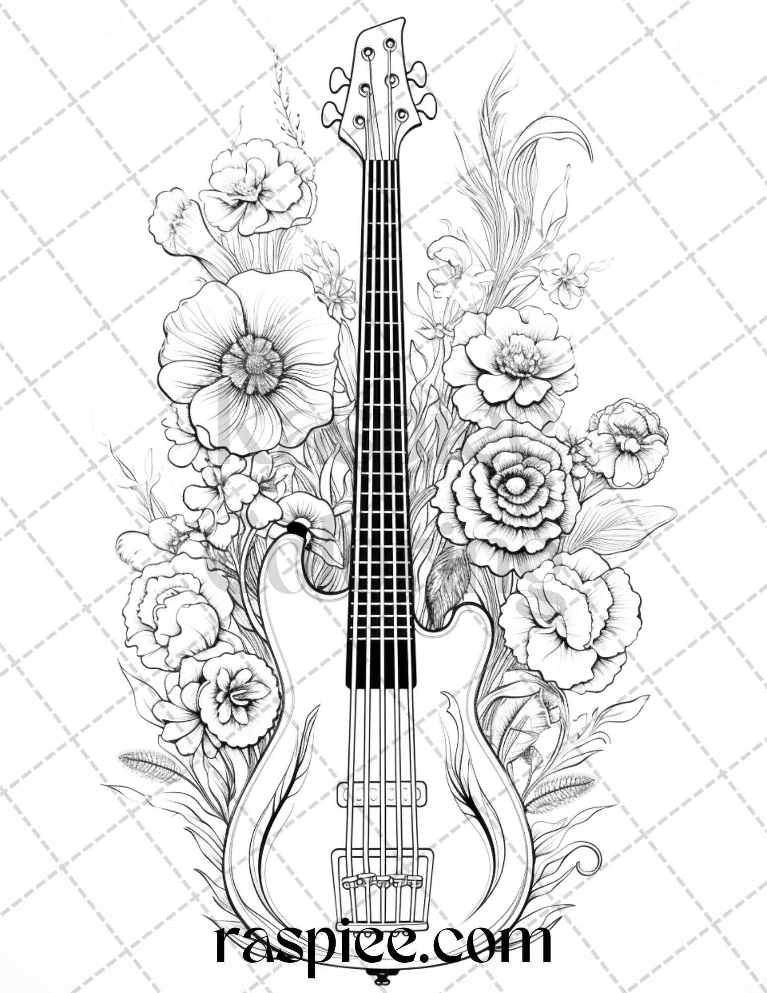 music coloring book pages