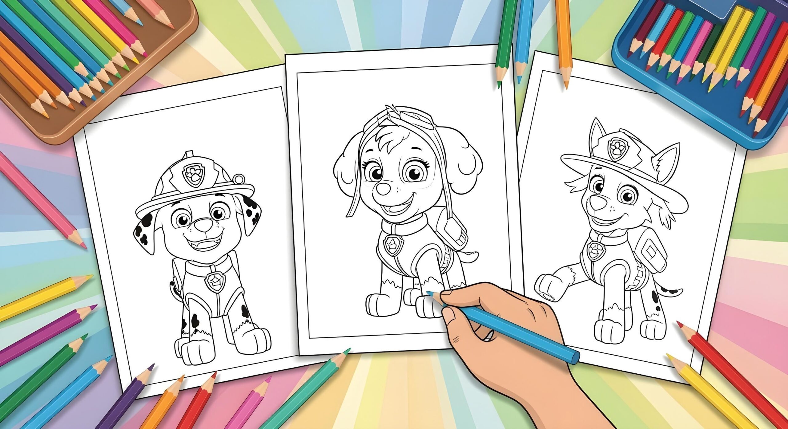 paw patrol printable coloring pages