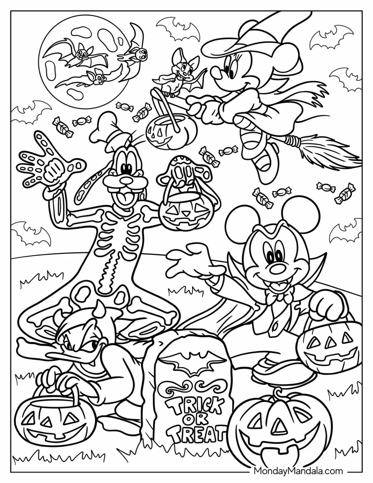 free printable disney coloring pages