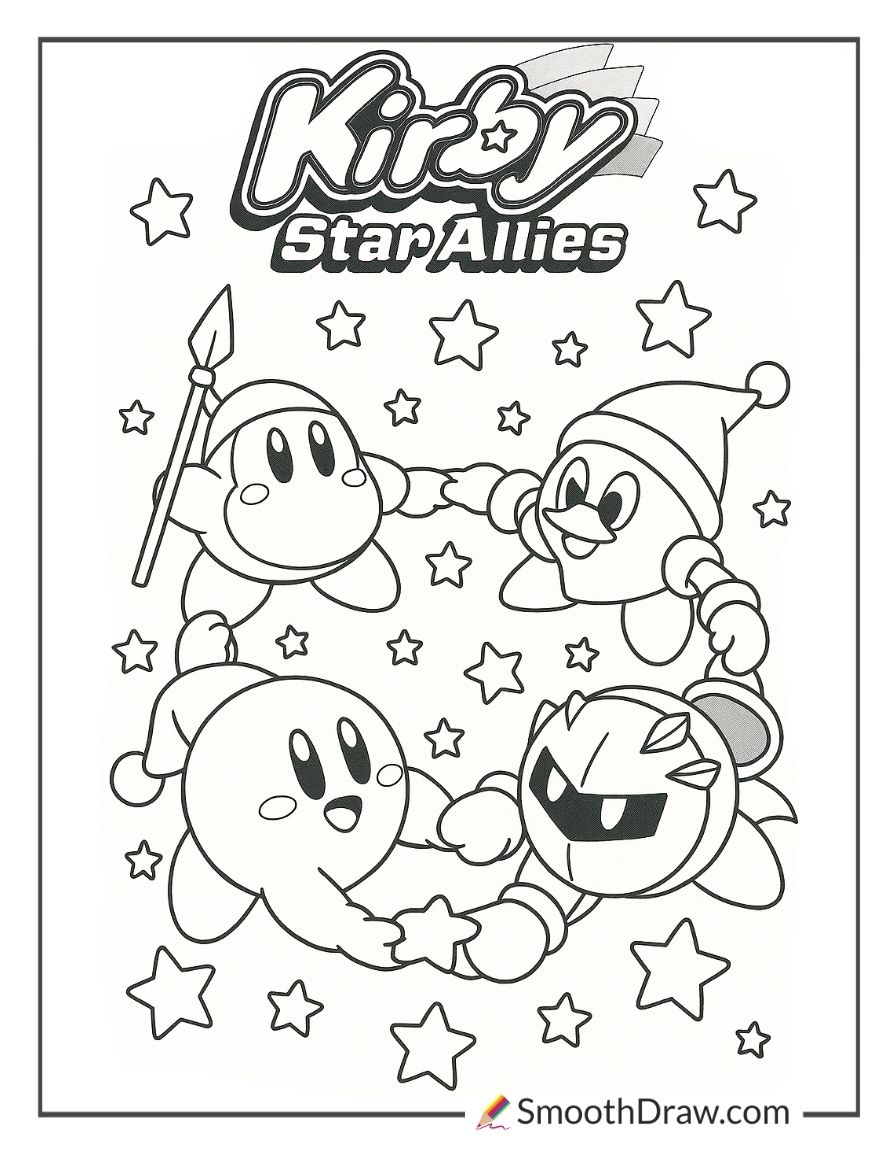 34 Kirby Coloring Pages Free PDFs
