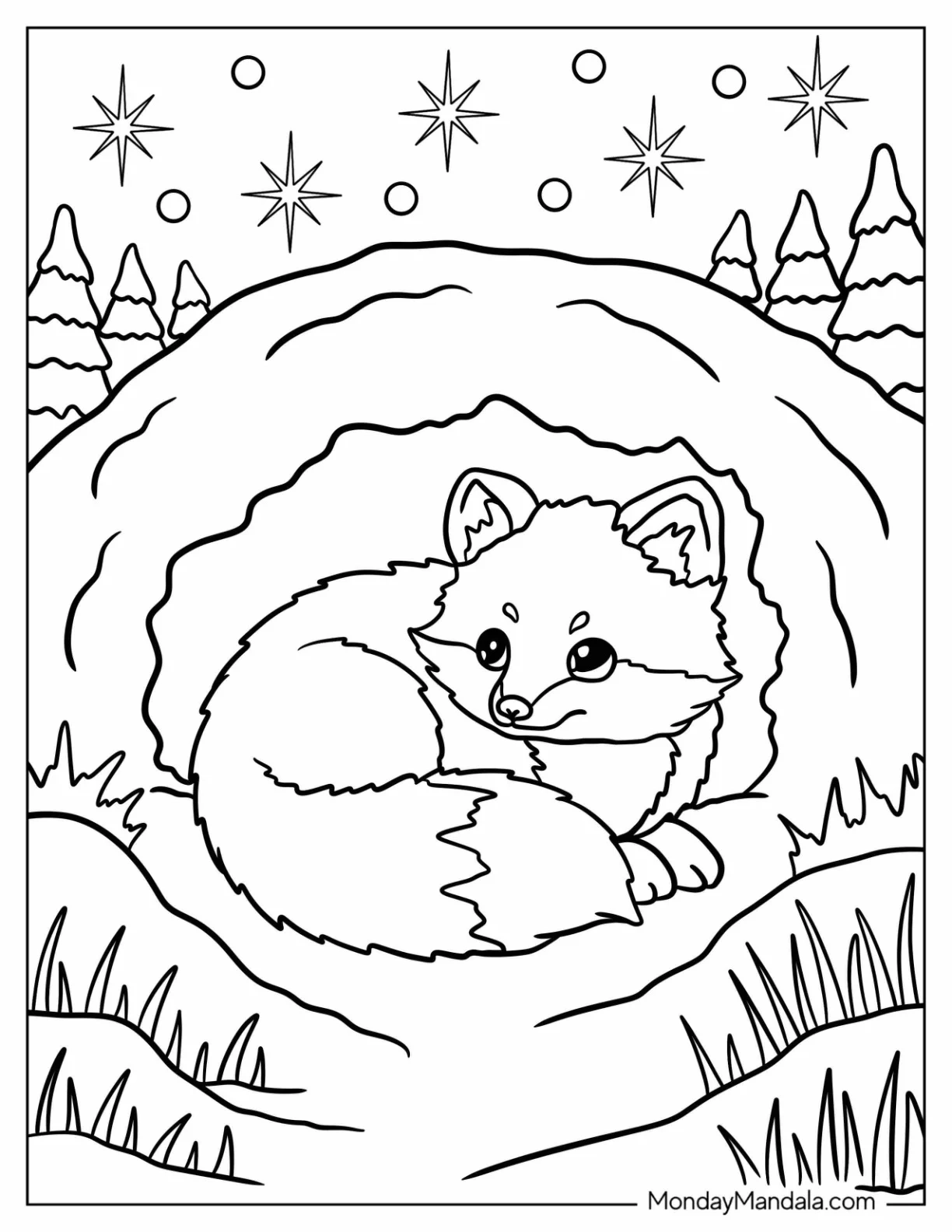 35 Arctic Animals Coloring Pages Free PDF Printables