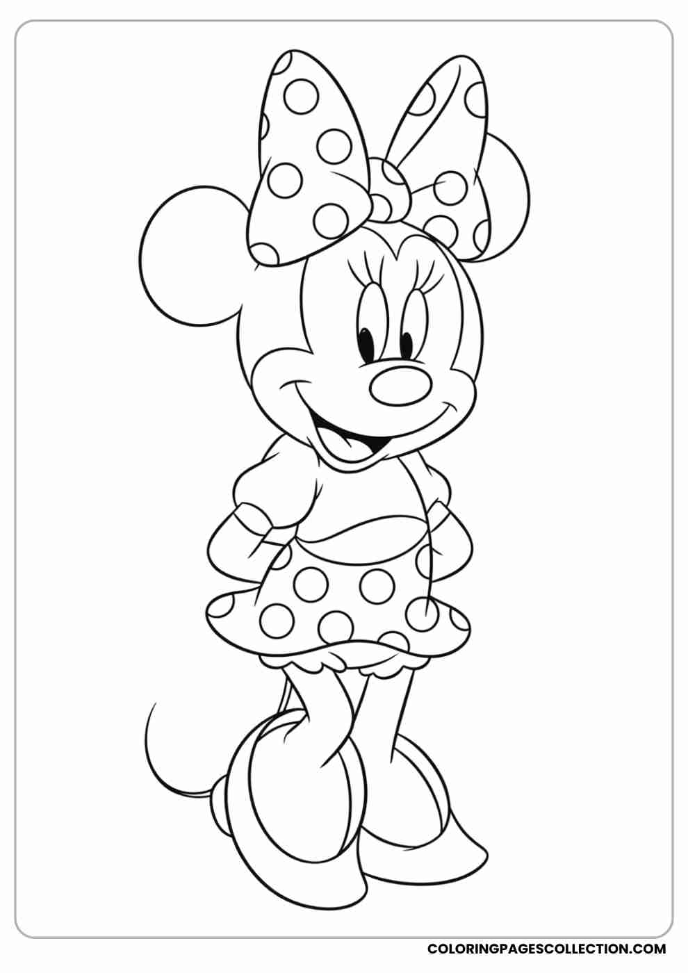 35 Minnie Mouse Coloring Pages 100 Free Printable