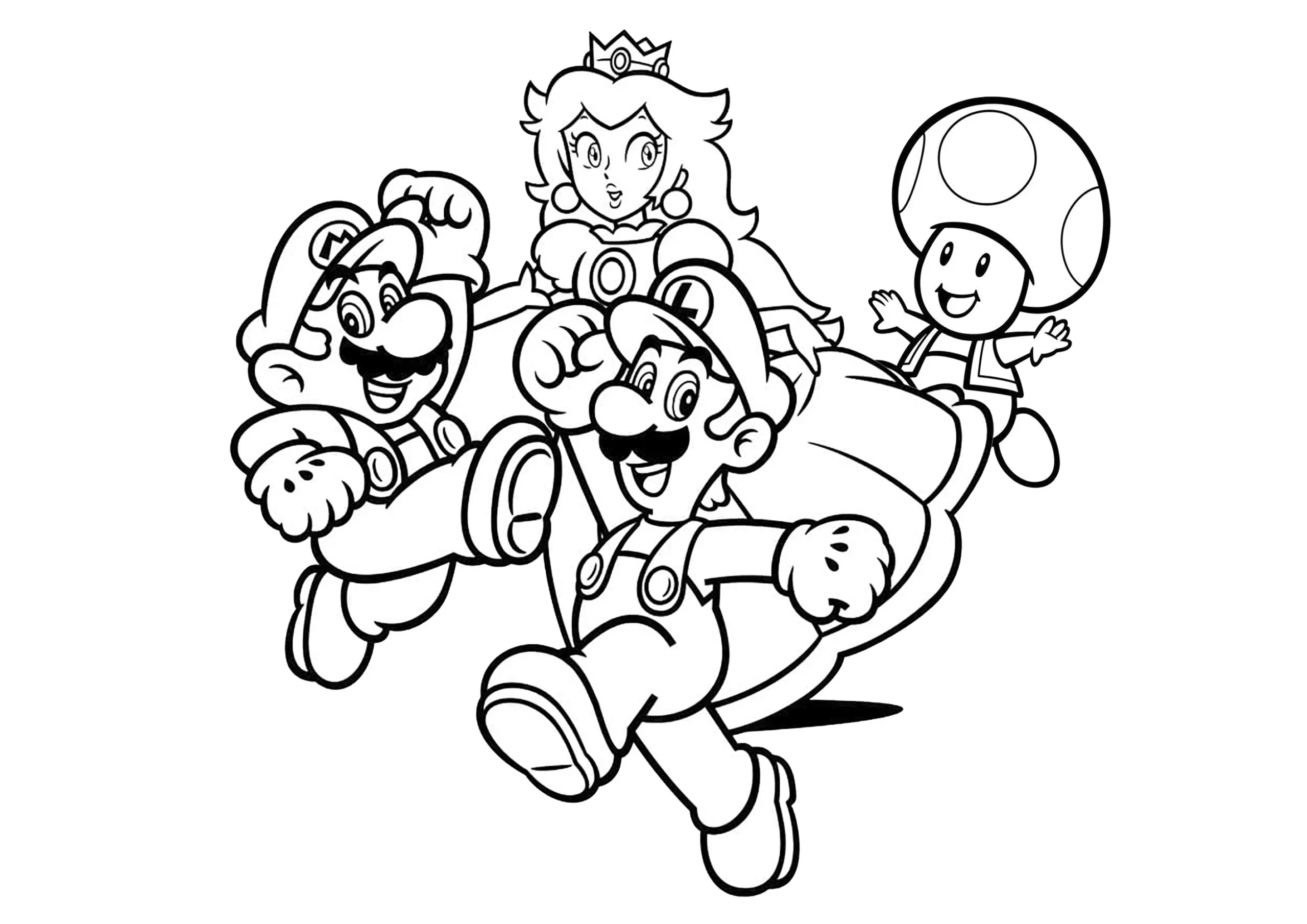 35 Princess Peach Coloring Pages For Mario Enthusiasts Parade