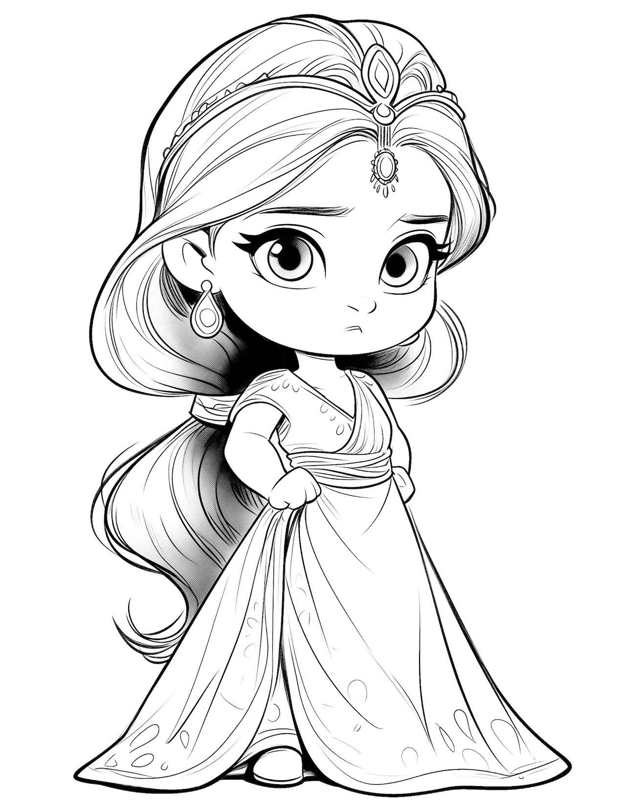 36 Adorable Baby Princess Coloring Pages Free Printable Our Mindful Life