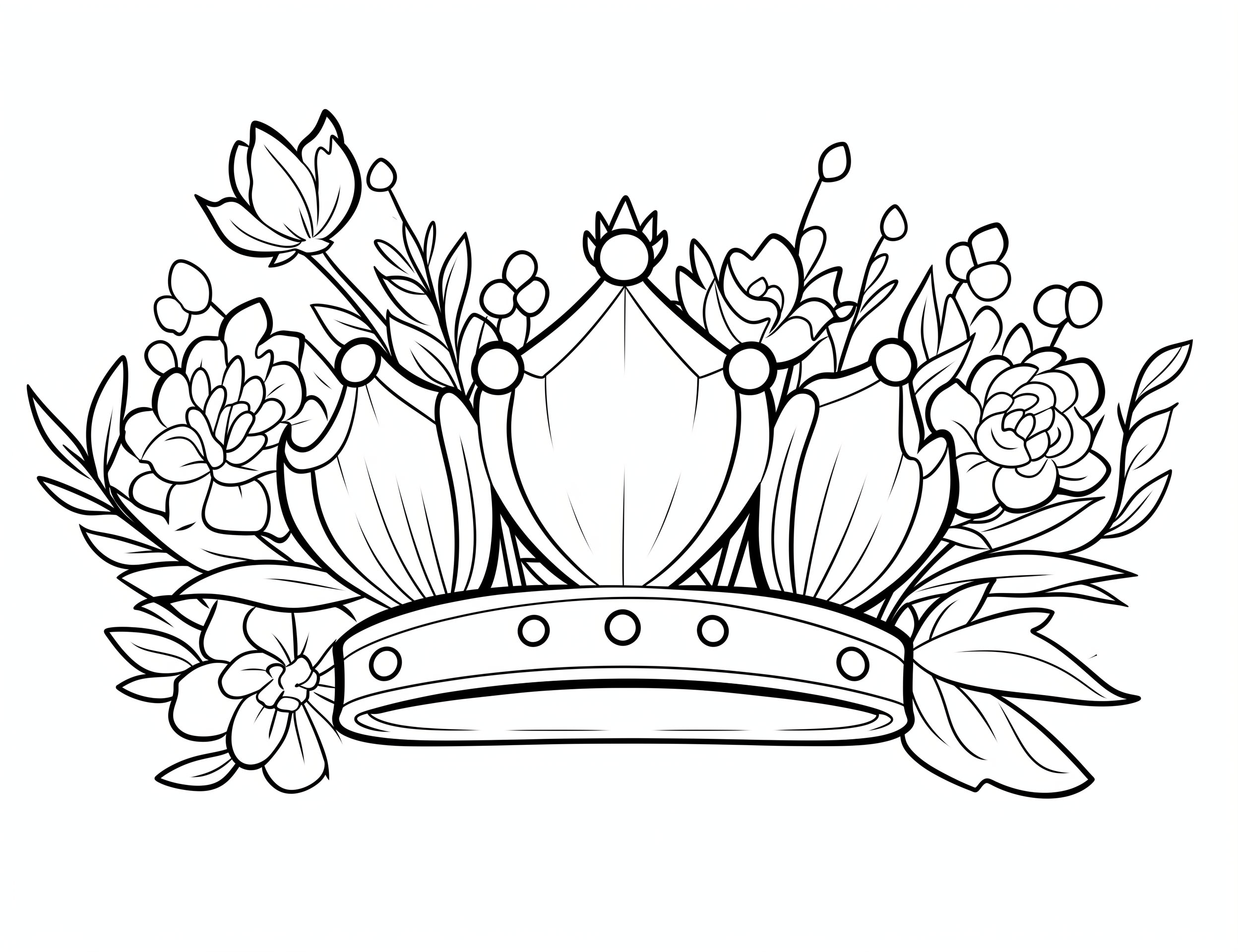 37 Stunning Crown Coloring Pages For Kids And Adults Our Mindful Life
