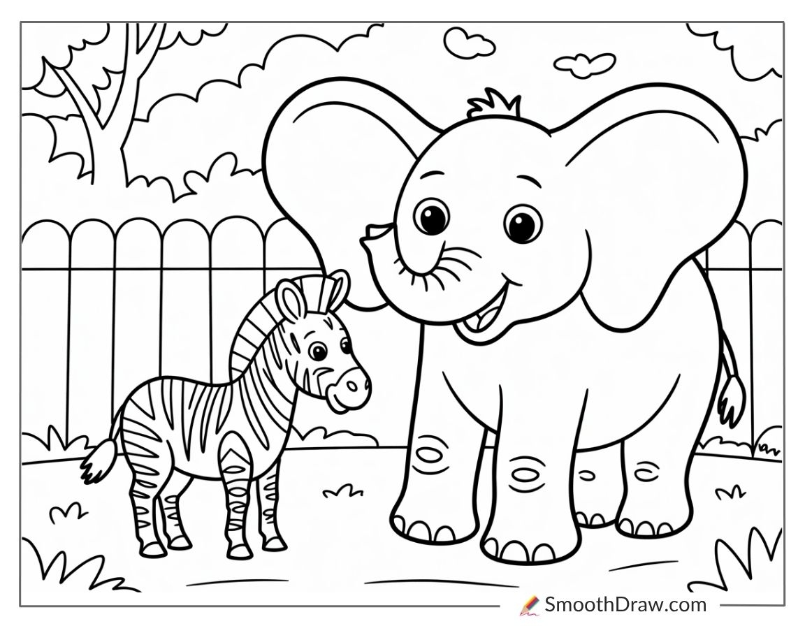 zoo animal coloring pages pdf zoo animal coloring pages pdf