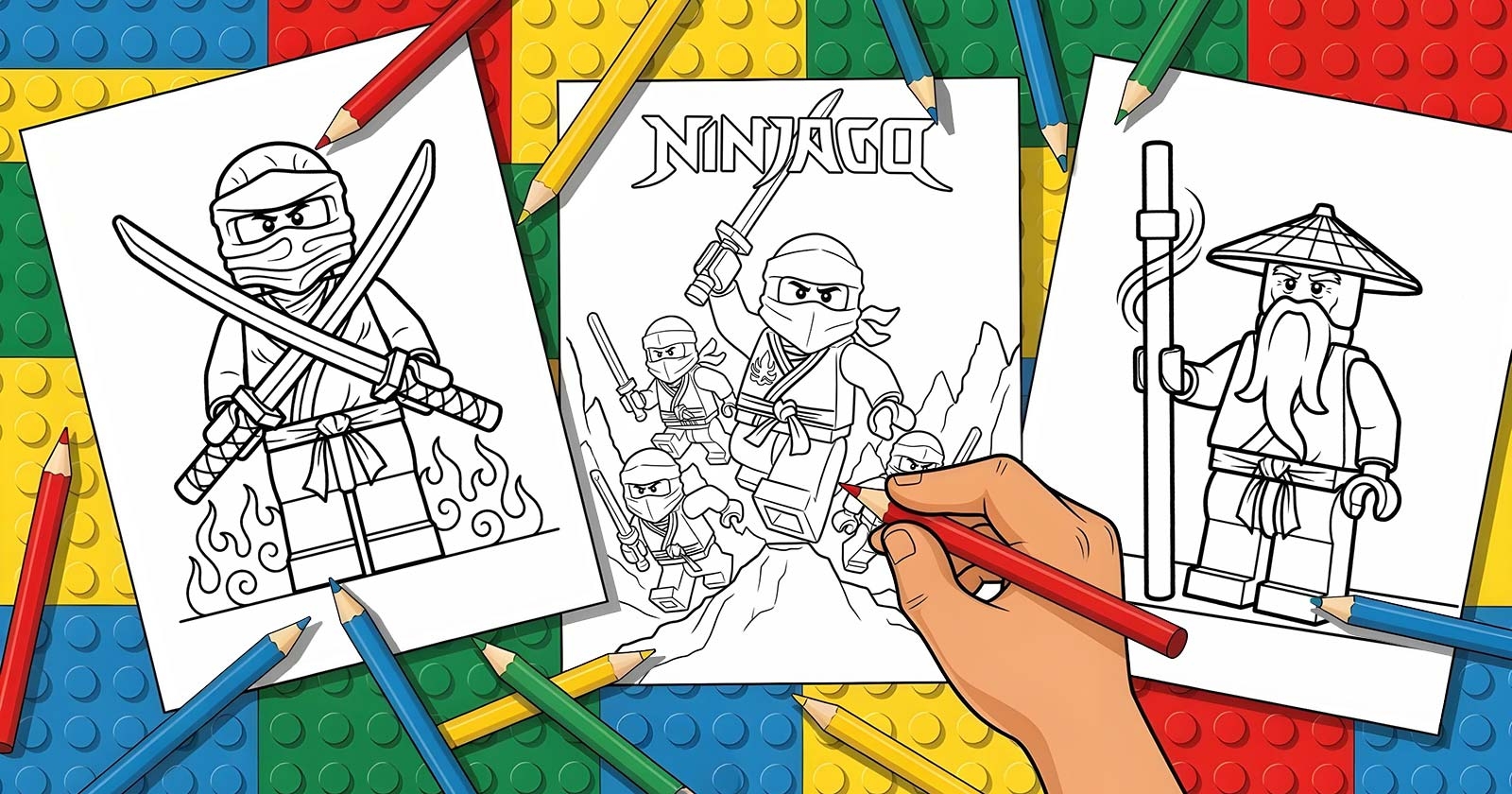ninja ninjago coloring pages