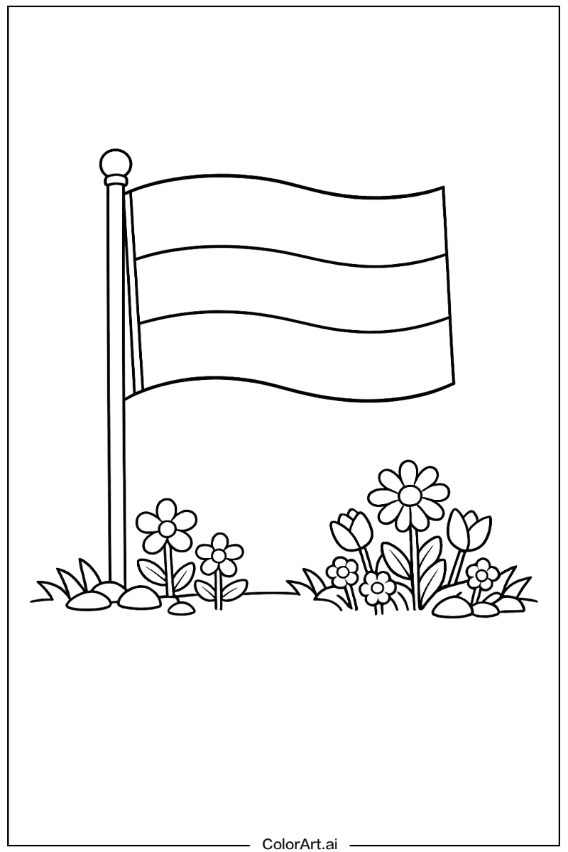 gabon flag coloring page gabon flag coloring page