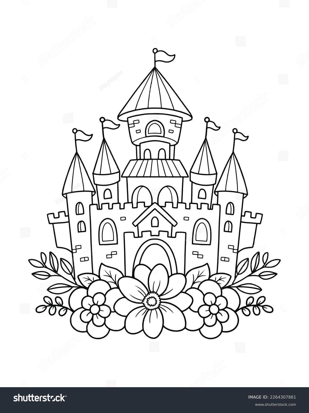 coloring pages princess castle coloring pages princess castle