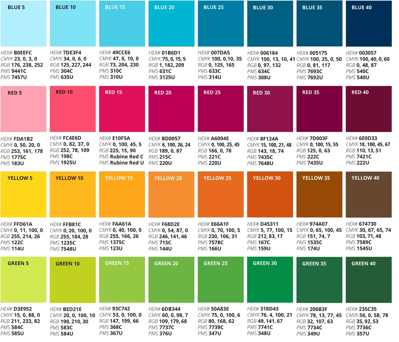 4 2 5 Colors 4 2 5 Colors