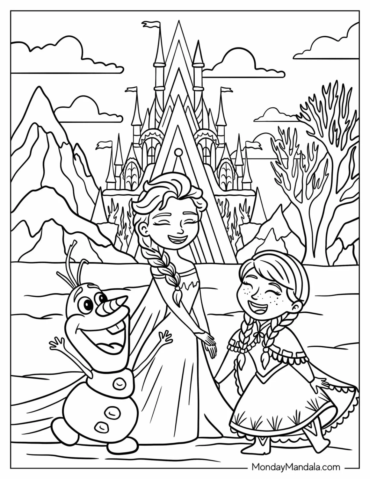40 Elsa Coloring Pages Free PDF Printables