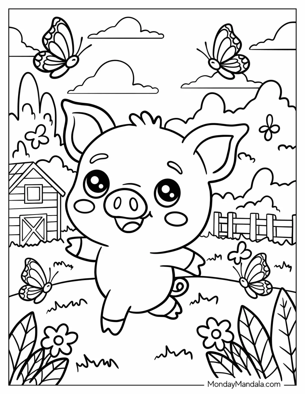 40 Farm Animal Coloring Pages Free PDF Printables 