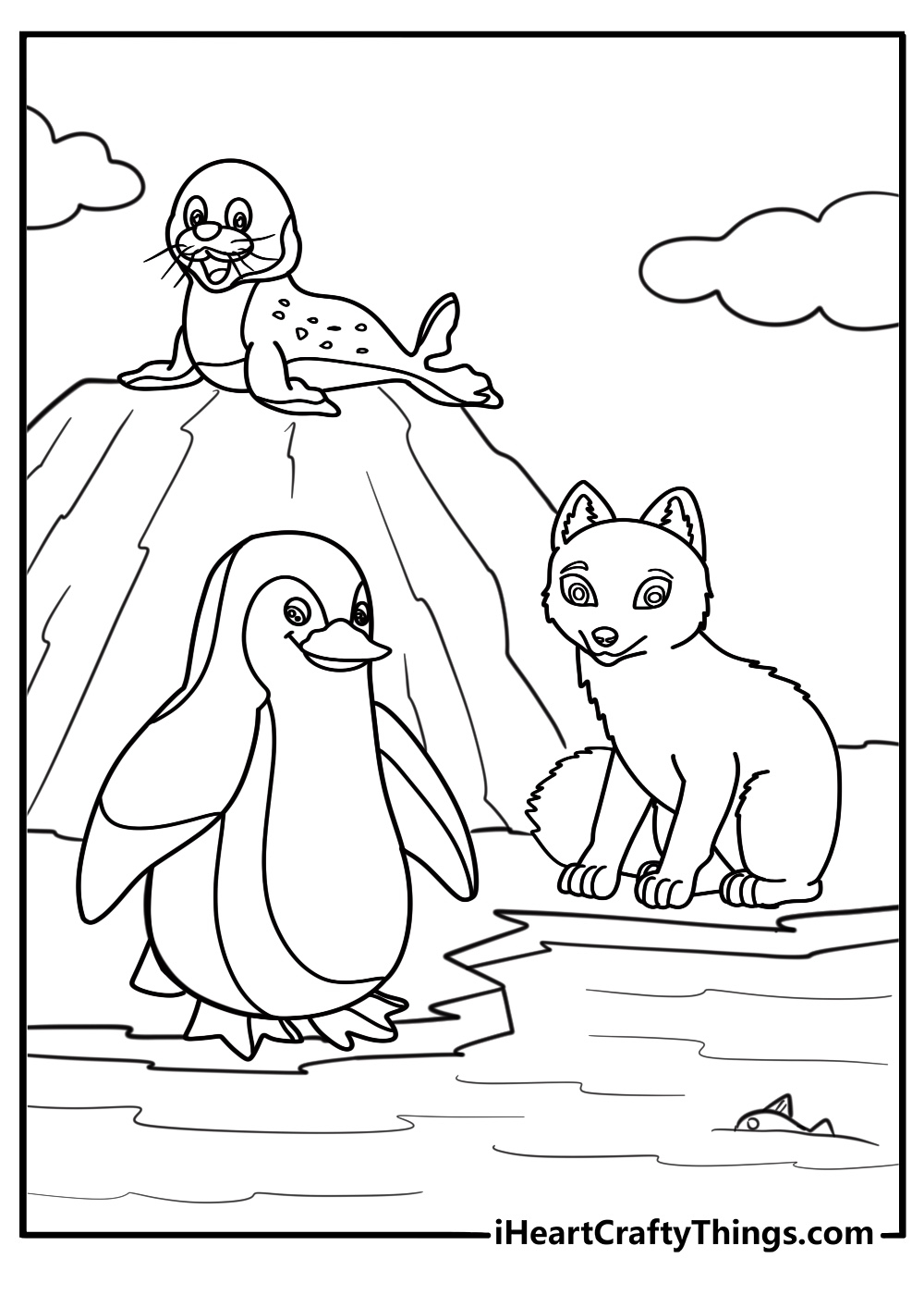 40 Free Arctic Animals Coloring Pages Printable PDF Sheets 