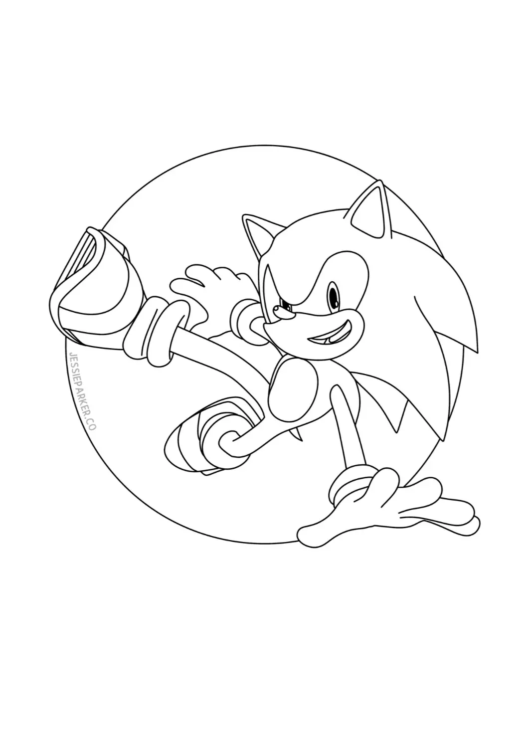 40 Free Sonic The Hedgehog Colouring Pages PDF Printables Jessie Parker