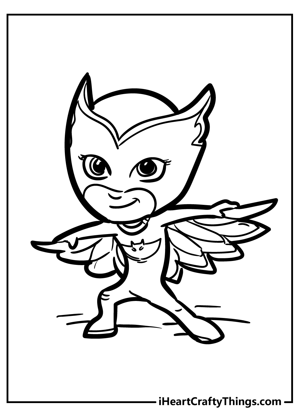 pj mask coloring page