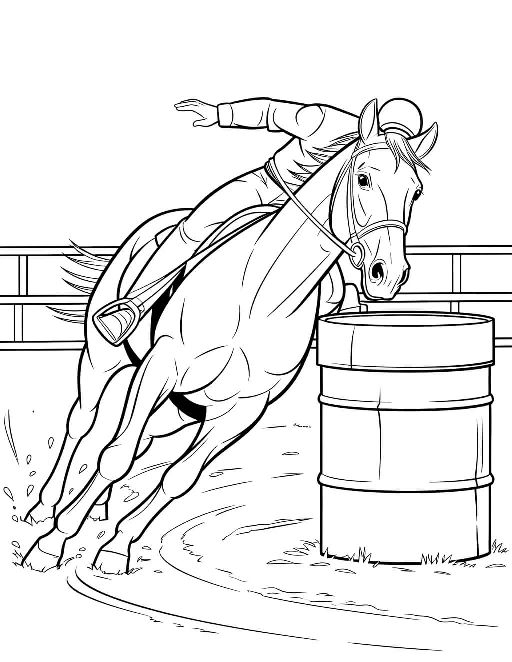 40 Printable Horse Coloring Sheets Young Dreamers Press