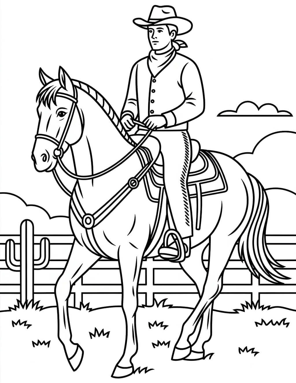 40 Printable Horse Coloring Sheets Young Dreamers Press