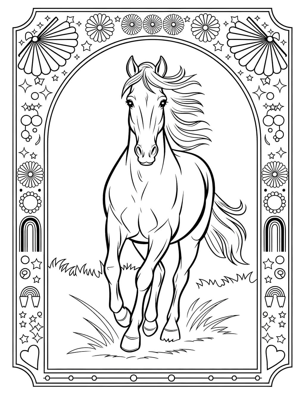 40 Printable Horse Coloring Sheets Young Dreamers Press 40 Printable Horse Coloring Sheets Young Dreamers Press