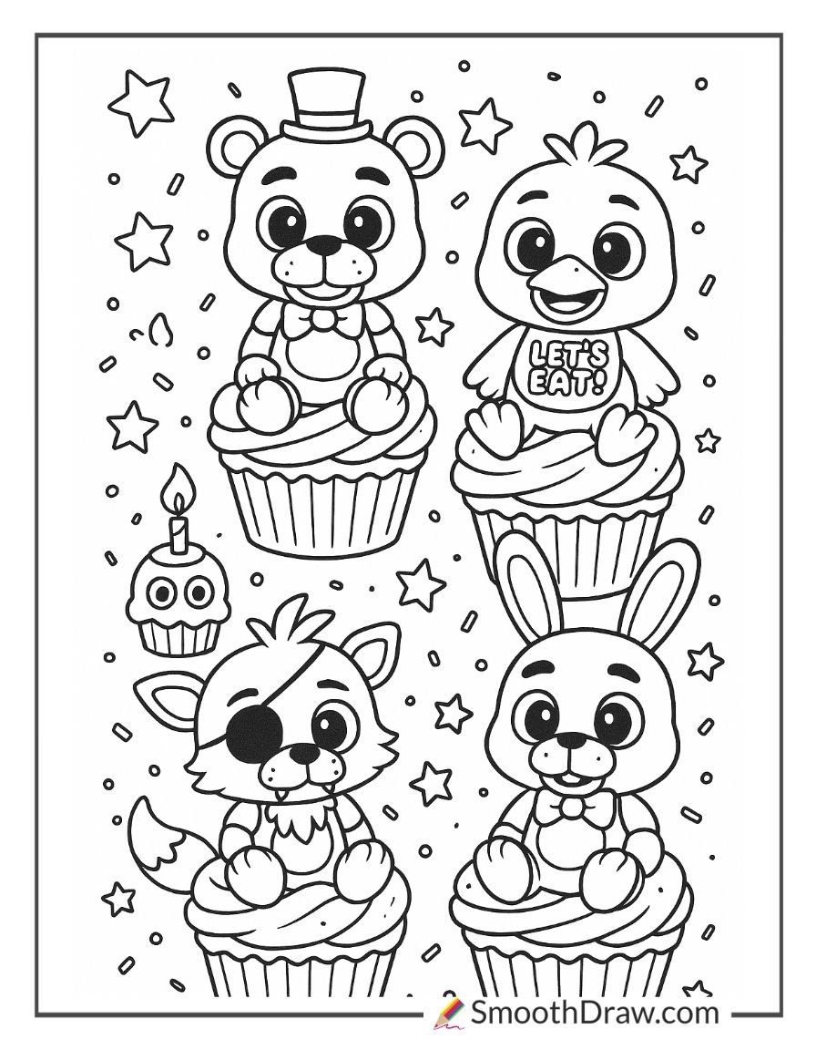 42 Free FNAF Coloring Pages Print PDFs Free 
