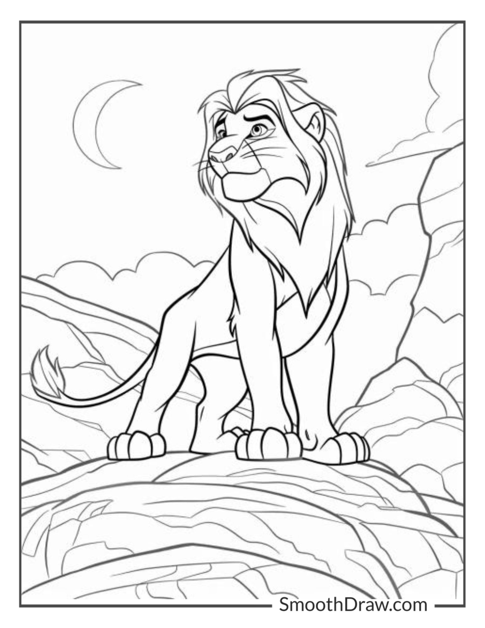 46 Lion Coloring Pages Free Printable PDFs