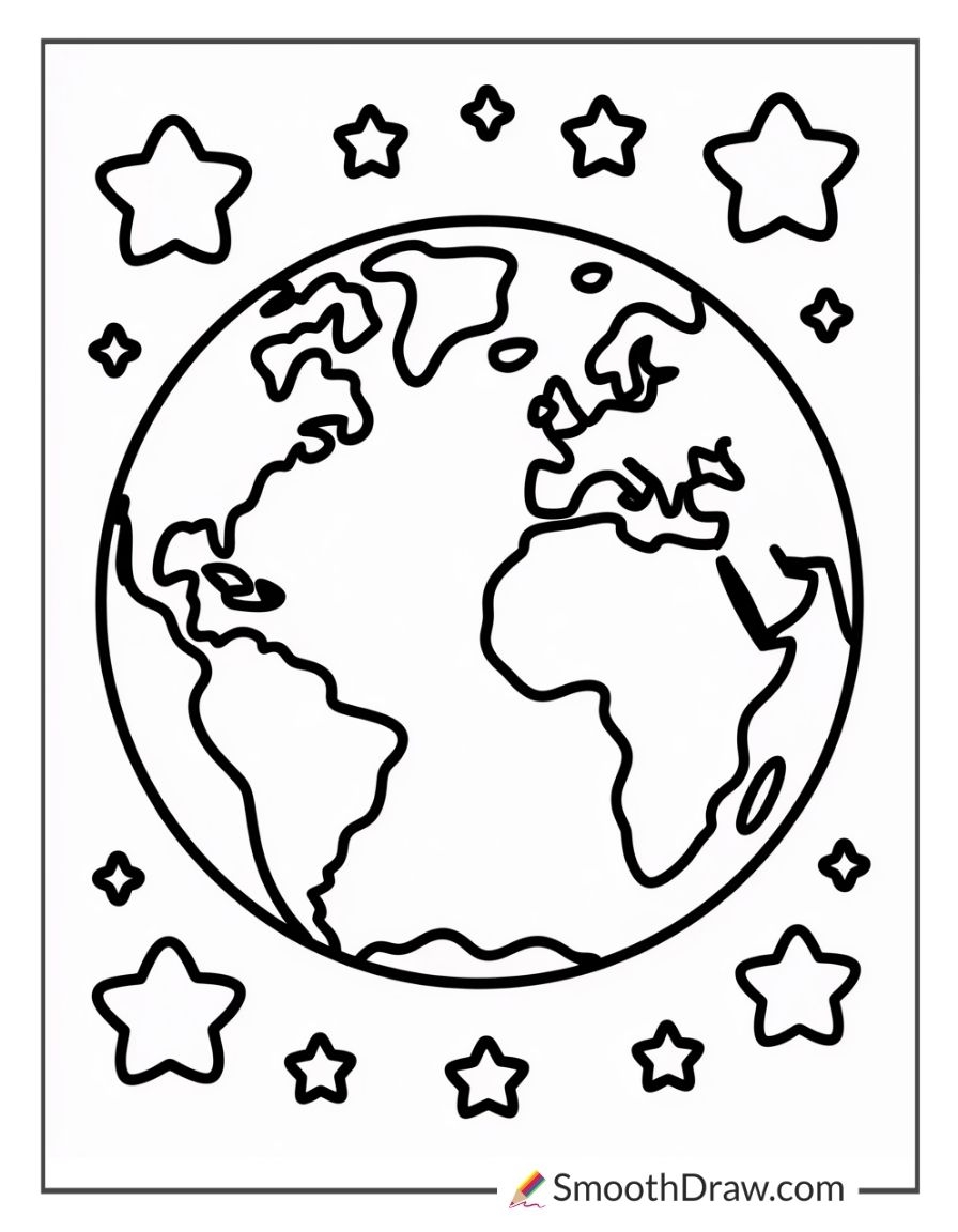 47 Earth Coloring Pages Free PDFs 47 Earth Coloring Pages Free PDFs