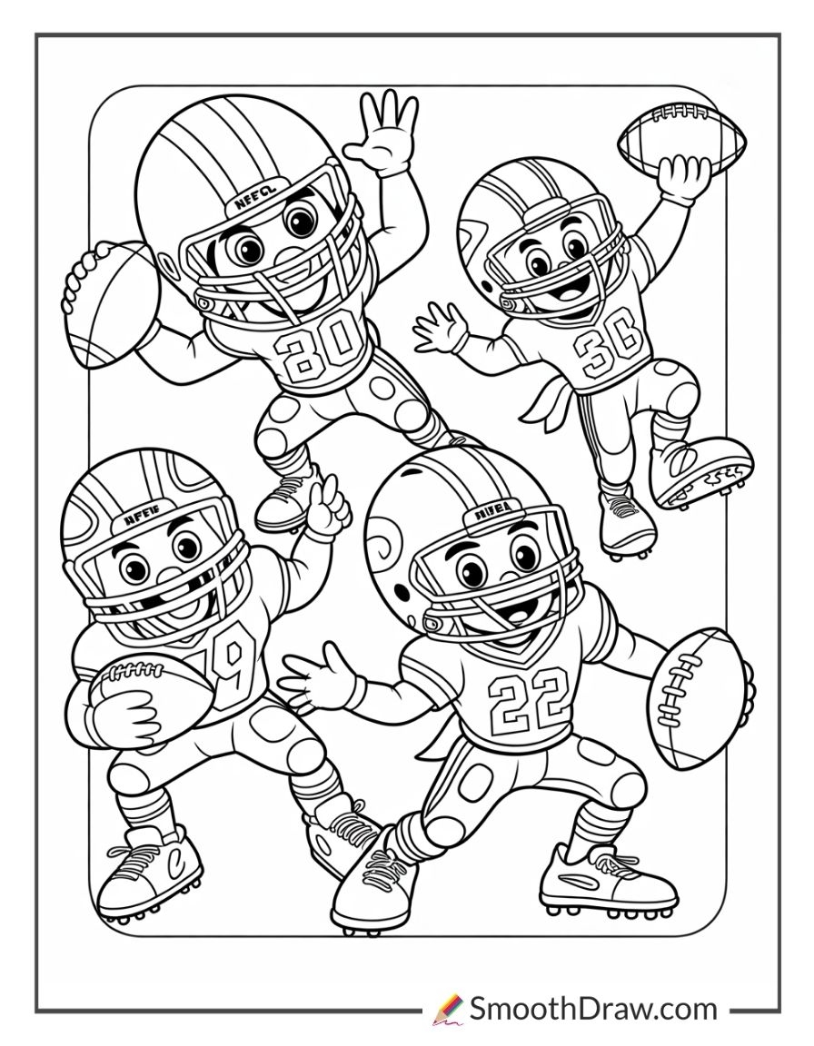 49 Free NFL Coloring Pages PDF Printables 49 Free NFL Coloring Pages PDF Printables