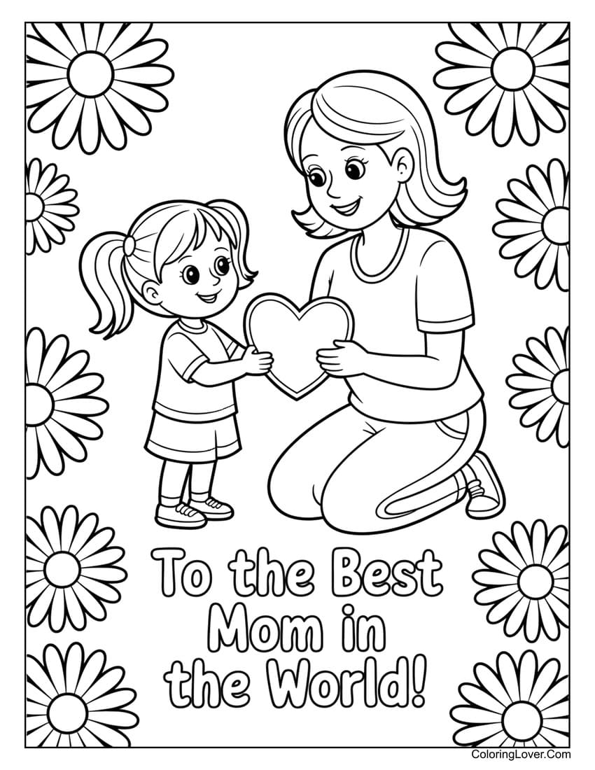 49 Mother s Day Coloring Pages Free Printables For All Ages 