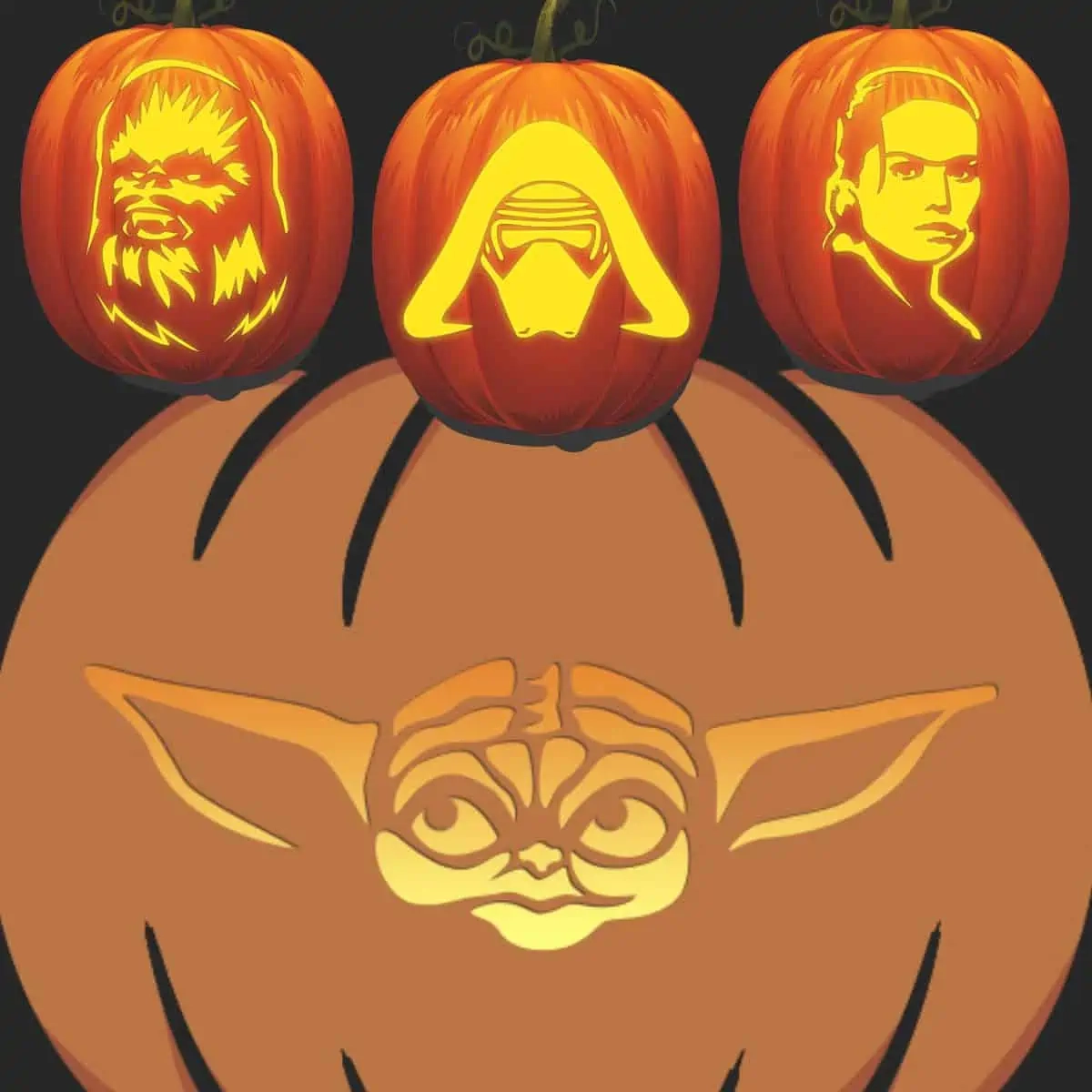 star wars pumpkin carving templates