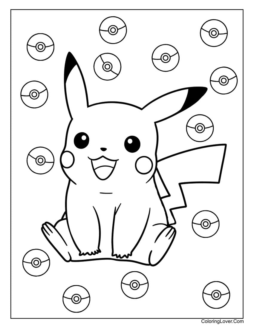 52 Pikachu Coloring Pages Free Printables For All Ages