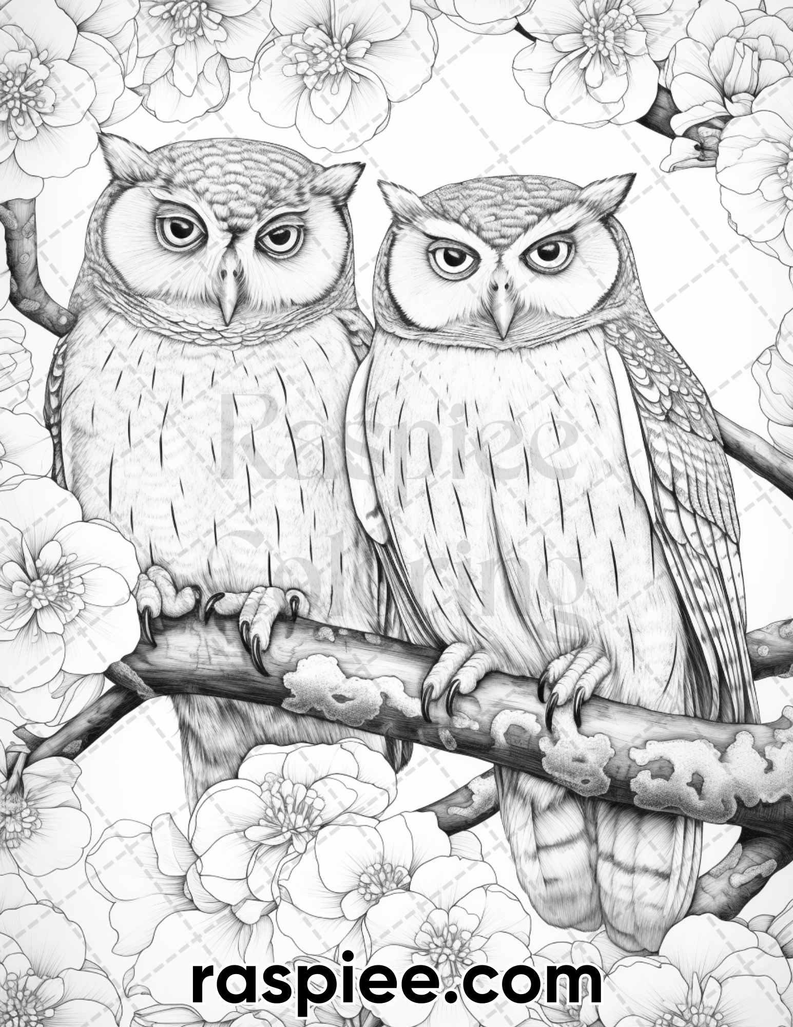 adult coloring book pages animals