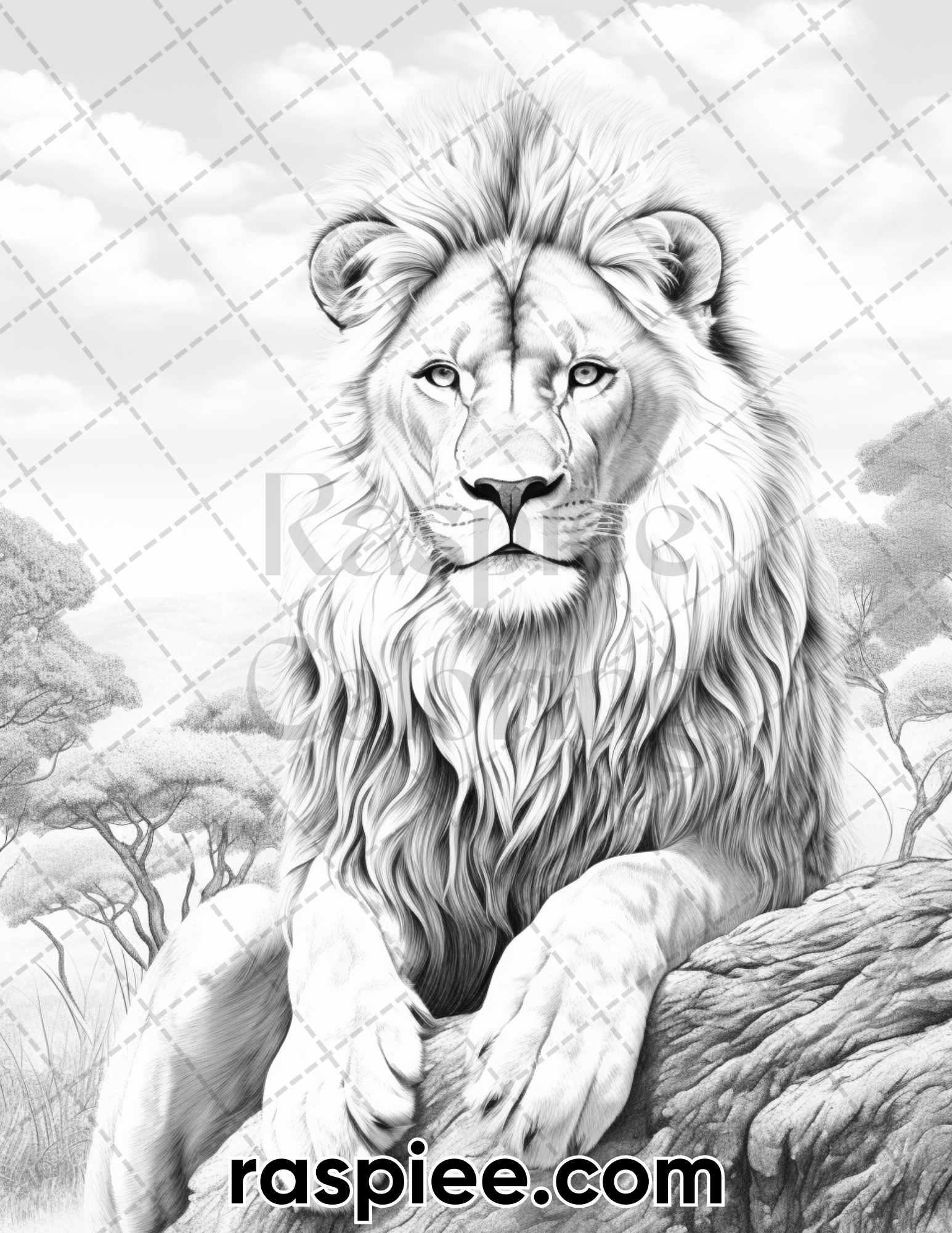 wild animals coloring pages printable