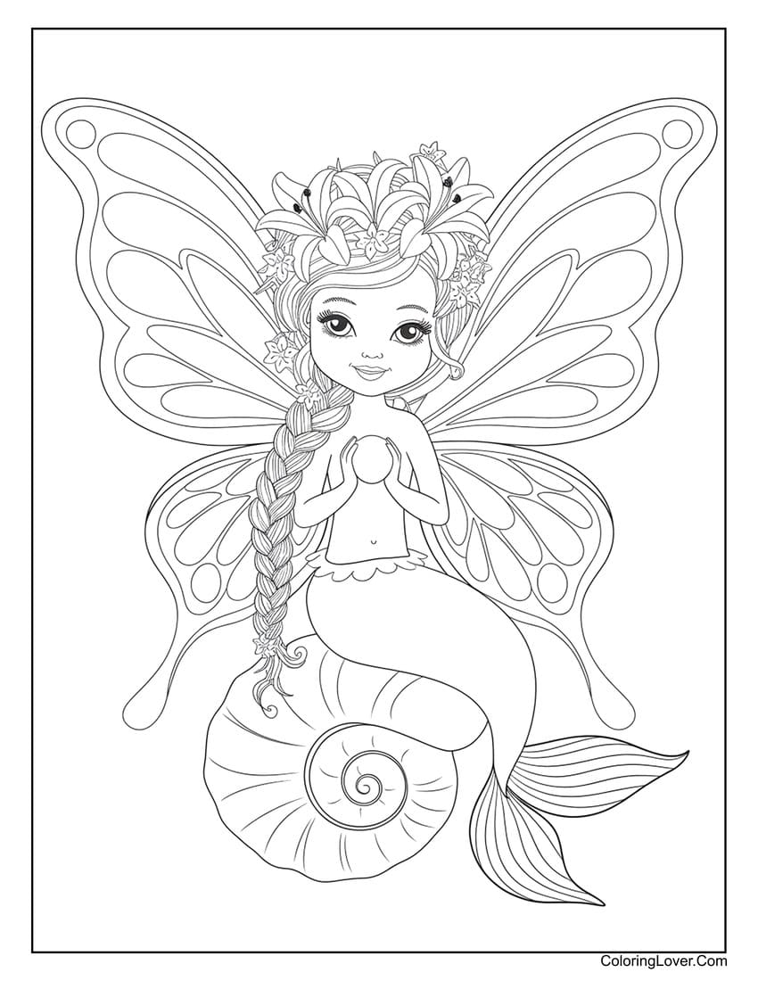 57 Mermaid Coloring Pages Free Printables For All Ages 