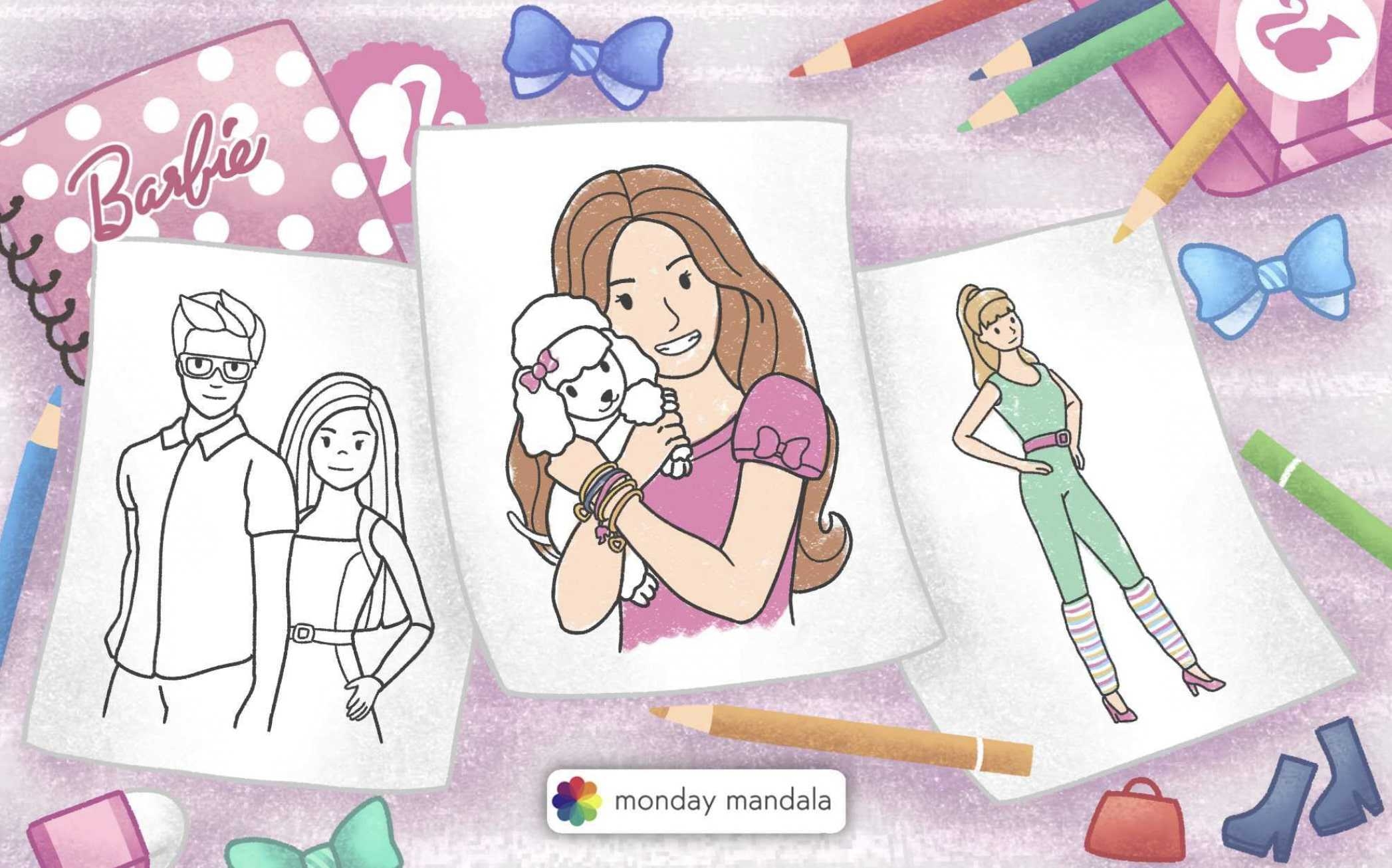 58 Barbie Coloring Pages Free PDF Printables 58 Barbie Coloring Pages Free PDF Printables