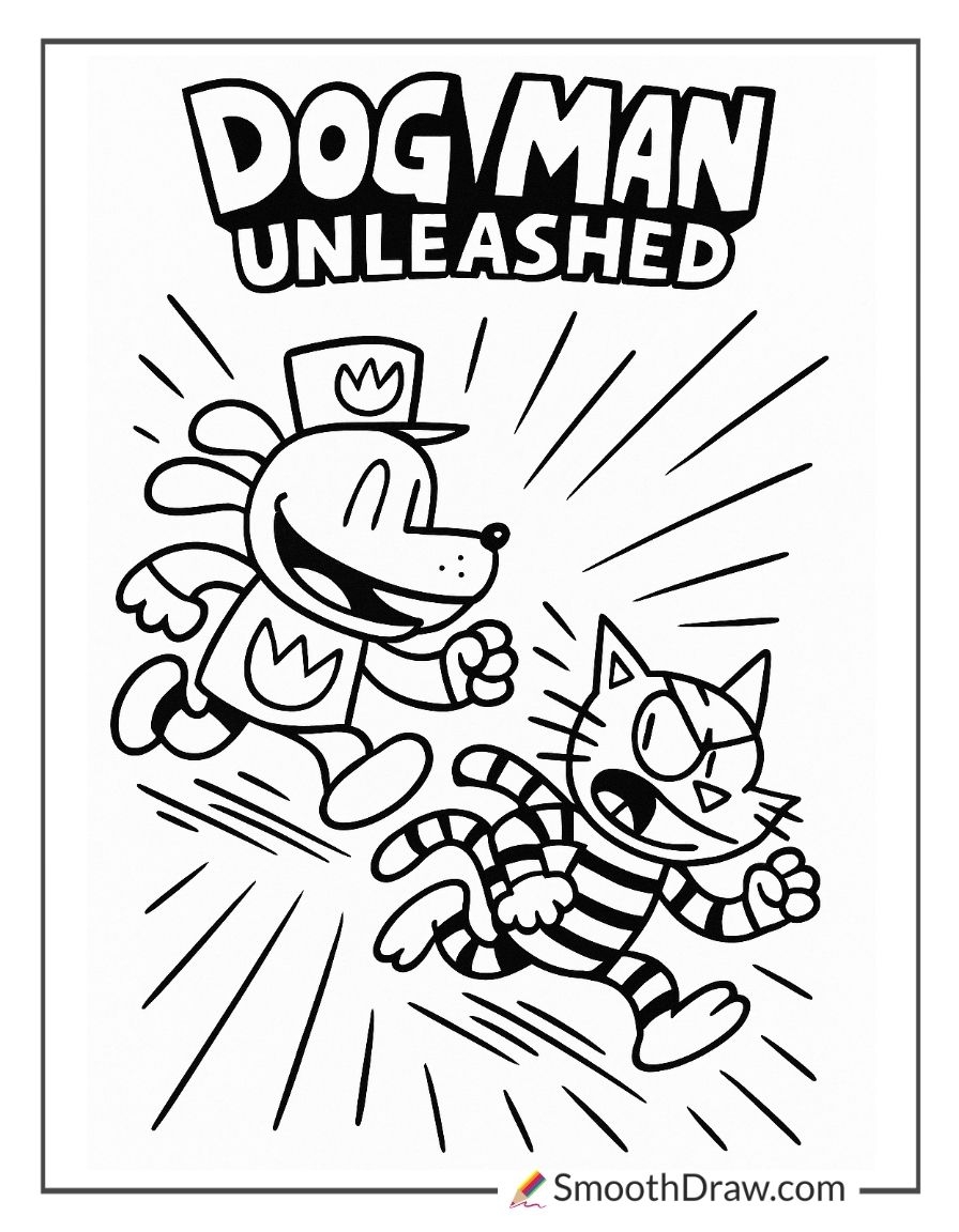 60 Dog Man Coloring Pages 60 Dog Man Coloring Pages