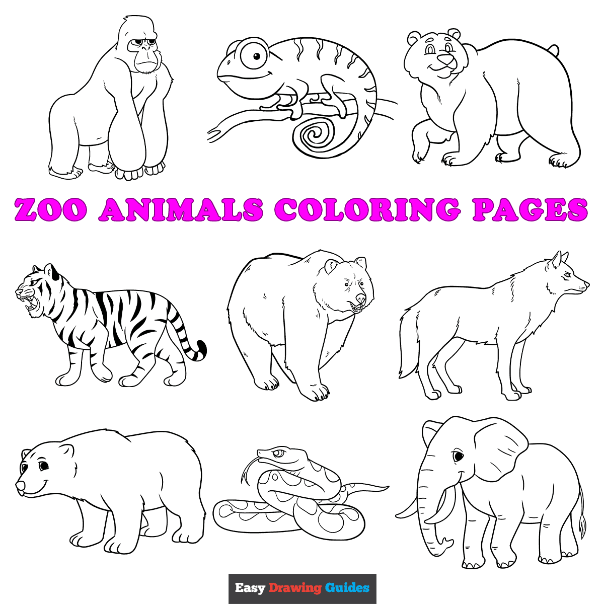 61 Free Zoo Animals Coloring Pages For Kids Easy Drawing Guides 61 Free Zoo Animals Coloring Pages For Kids Easy Drawing Guides