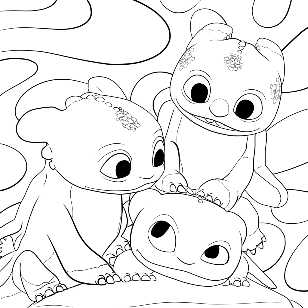7 How To Train Your Dragon Movie Coloring Pages TheToyZone