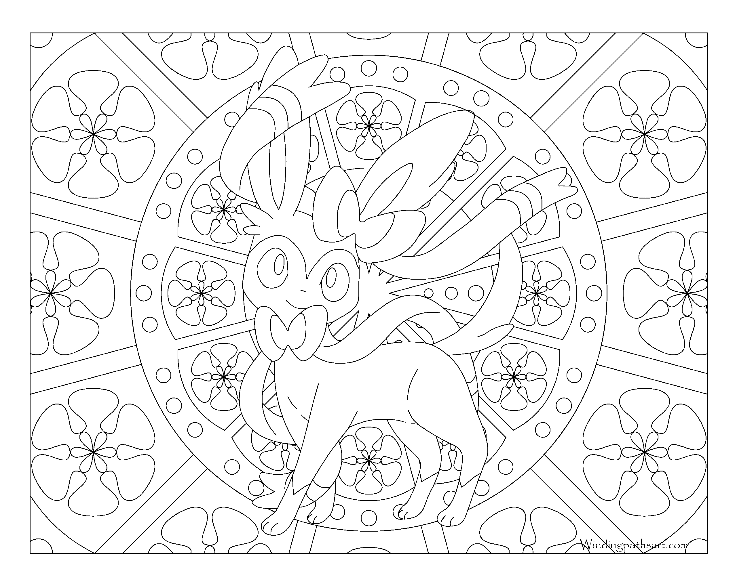 700 Sylveon Pokemon Coloring Page Windingpathsart 700 Sylveon Pokemon Coloring Page Windingpathsart