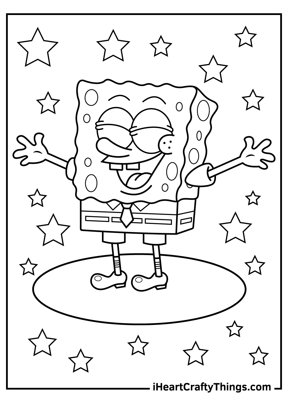 80 Free SpongeBob Coloring Pages Easy Printable PDF Sheets 