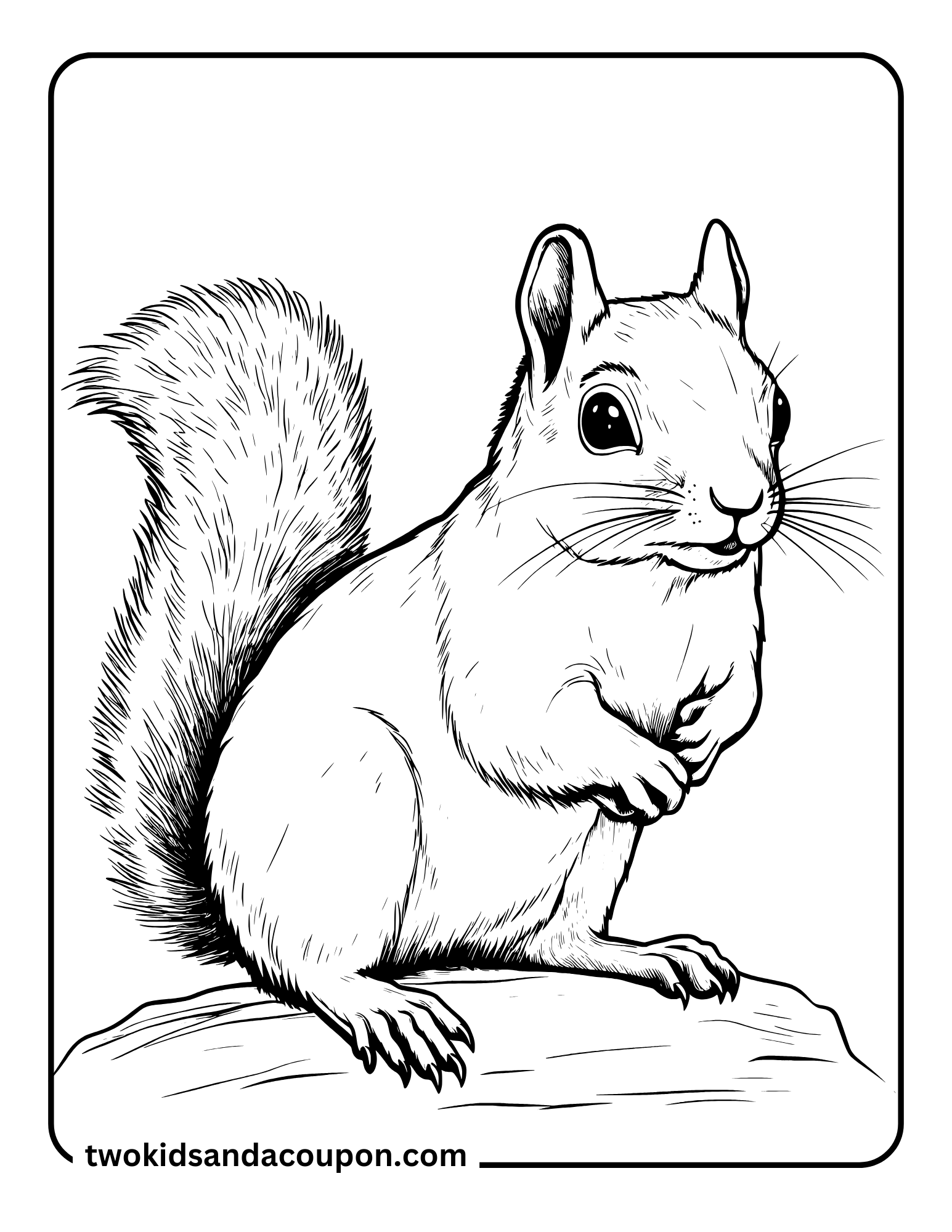 9 Free Printable Squirrel Coloring Pages 9 Free Printable Squirrel Coloring Pages